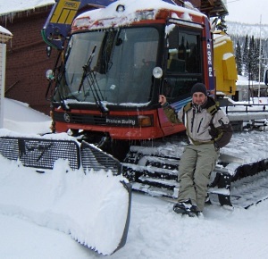 Me and a snowcat